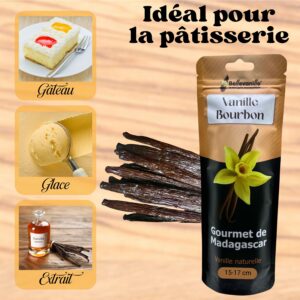 10 gousses de vanille Bourbon de Madagascar